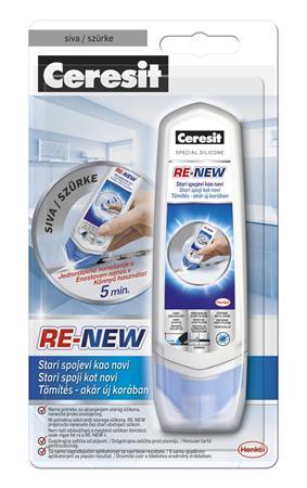 Obnovovač silikónu, 100 ml, HENKEL "Ceresit Re-New", biela