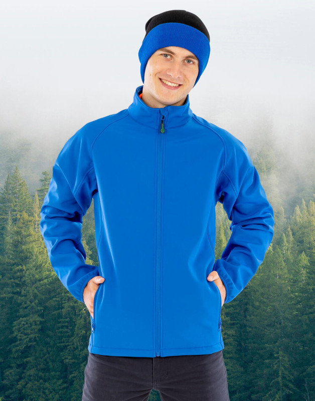 Pánska bunda Recycled Printable Softshell Jacket 4