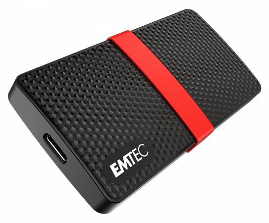 SSD (vonkajšia pamäť), 512GB, USB 3.2, 420/450 MB/s, EMTEC "X200" 2
