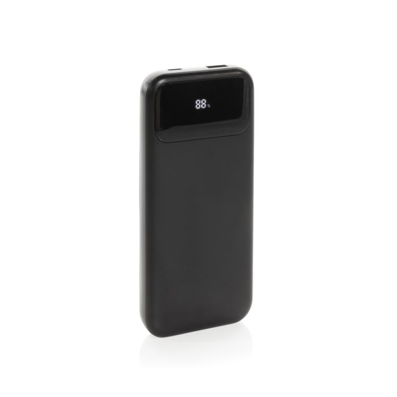 Powerbanka Turbopack 10000mAh s integr. káblami z RCS plastu čierna 1