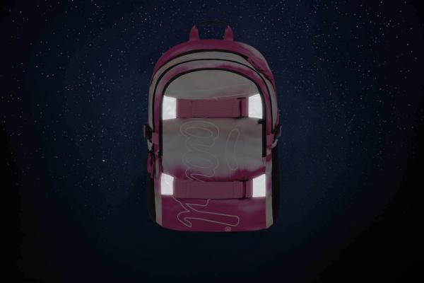 BAAGL SADA 3 Skate Pink Stripes: batoh, peračník, vrecko 7