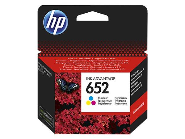 F6V24AE Atramentová náplň k tlačiarňam Deskjet Ink Advantage 1115, HP 652 farebná, 200 str
