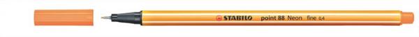 Liner, 0,4 mm, STABILO "Point 88", neónový oranžový 1