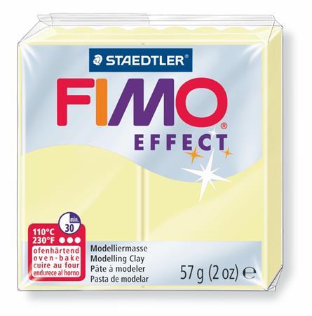 Modelovacia hmota, 57 g, polymérová, FIMO "Effect", pastelovo vanilková 1