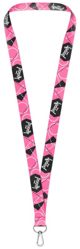 BAAGL Prívesok na kľúče dlhý – lanyard, ružový 1