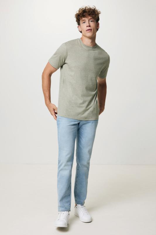 Ľahké tričko IQONIQ Sierra z recykl. bavlny light heather green XXS 10