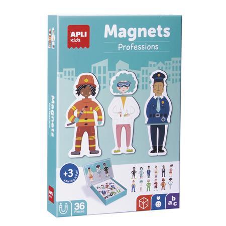 Sada na rozvíjanie zručností, magnetická, 36 ks, APLI "Kids", profesie