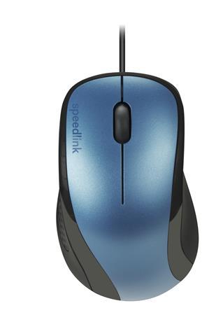 Myš, drôtová, optická, USB, SPEEDLINK "Kappa", modrá 1
