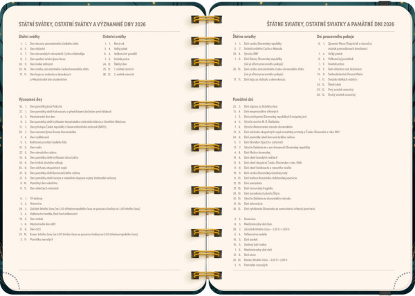 NOTIQUE Špirálový 18-mesačný diár Petito – Líška 2025/2026, 13 x 18 cm 4