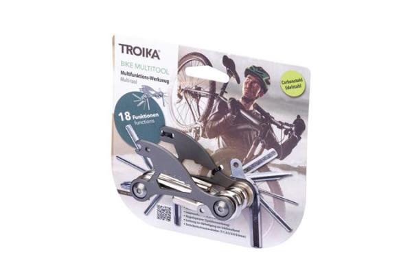 Cyklistické náradie, 18 funkcií, TROIKA "Bike Multitool", strieborná 4