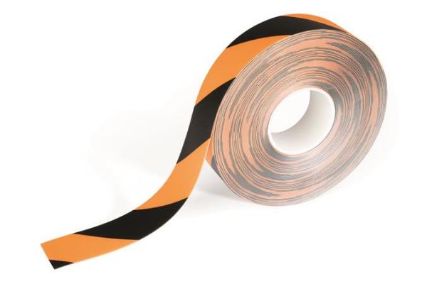 Vyznačovacia páska, 50 mm x 15 m, 0,5 mm, DURABLE, "DURALINE", čierna/žltá 1