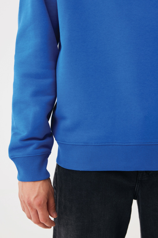 IQONIQ Toria Unisex mikina s okrúhl. výstrihom z rec. bavlny kráľovská modrá XS 15