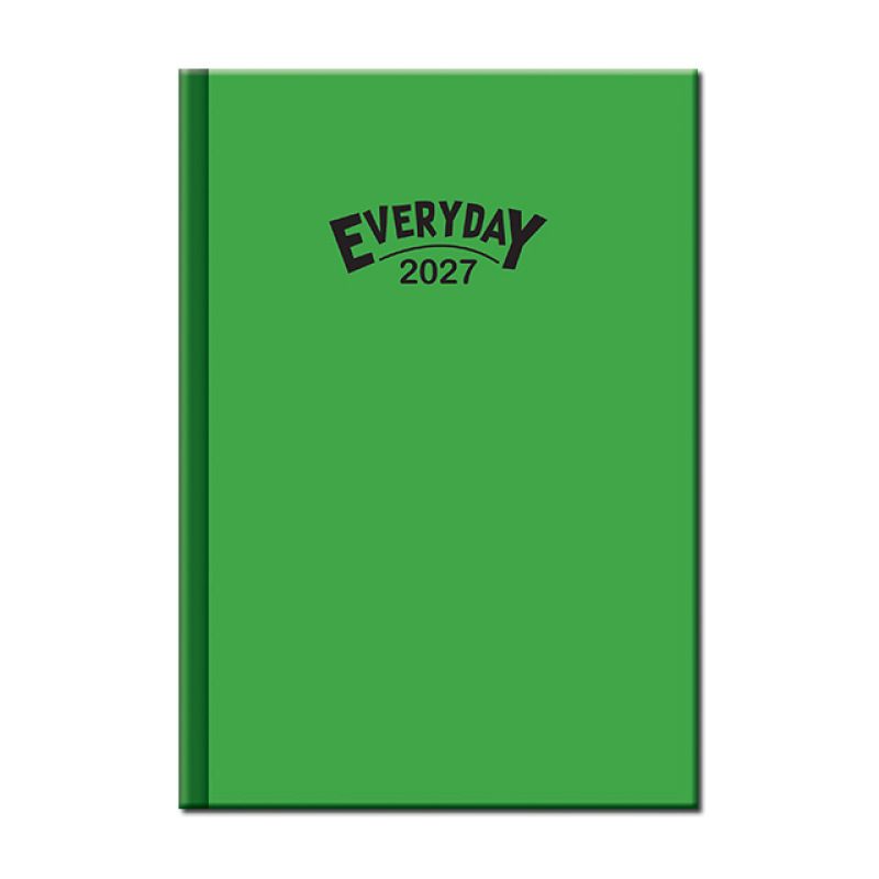 Denný diár A5 Everyday COLORS zelený 2027