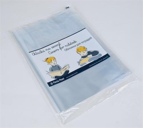 Obal na knihy, A4, PP, 80 mikron, priehľadný, PANTA PLAST 1