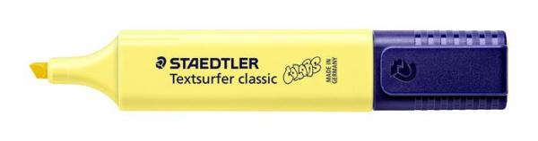 Zvýrazňovač, 1-5 mm, STAEDTLER, "Textsurfer Classic Pastel", žltý 2