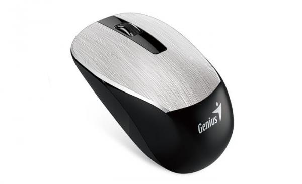 Myš, bezdrôtová, optická, štandardná veľkosť, GENIUS "NX-7015" strieborná 1