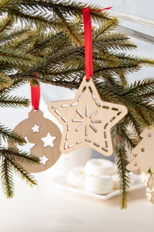 TreeCard Eco Vianočná pohľadnica, hviezda 2