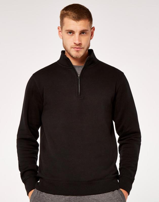 Pulóver Regular Fit 1/4 Zip