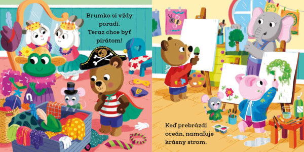 BRUMKO ROZUMKO ŠKÔLKAROM – Obrázky s pohyblivými prvkami 1