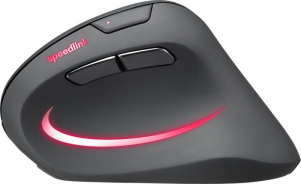 Myš, bezdrôtová, optická, vertikálna, USB, SPEEDLINK "Piavo Pro", čierna 2