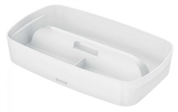 Organizačná tácka, s rúčkou, malá, LEITZ "MyBox", biela 1
