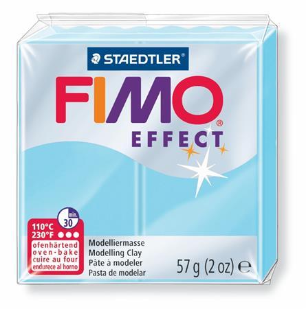 Modelovacia hmota, 57 g, polymérová, FIMO "Effect", pastelovo vodová