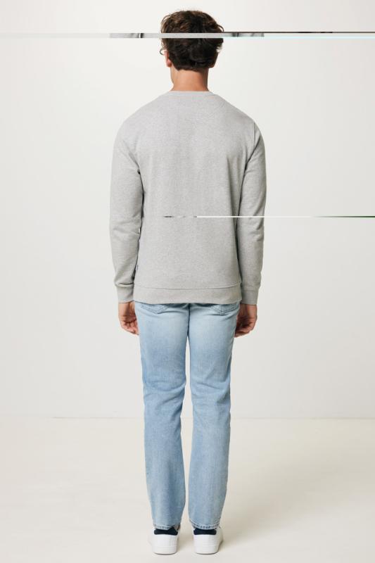 Ľahká mikina IQONIQ Etosha z recykl. bavlny light heather grey S 12