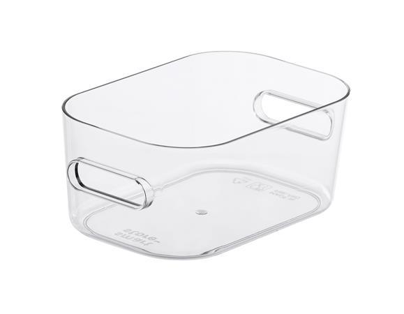 Úložný box, plastový, 0,6 l, SMARTSTORE "Compact XS", priehľadný