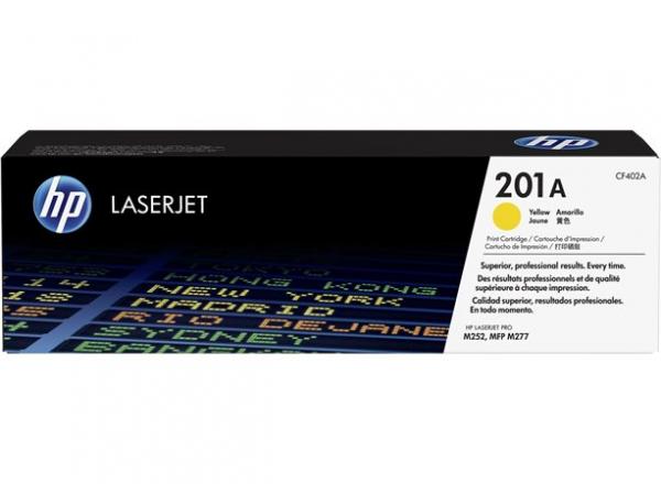 CF402A Toner k tlačiarnam Color LaserJet Pro M252,M277, HP 201A žltá 1,4k 1