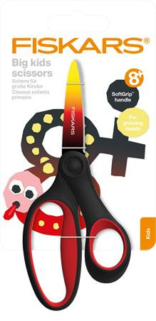 Nožnice, školské 15 cm, FISKARS, ombre červené 3