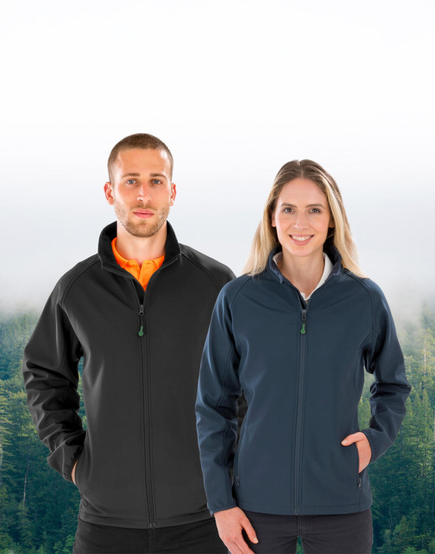 Pánska bunda Recycled Printable Softshell Jacket 3