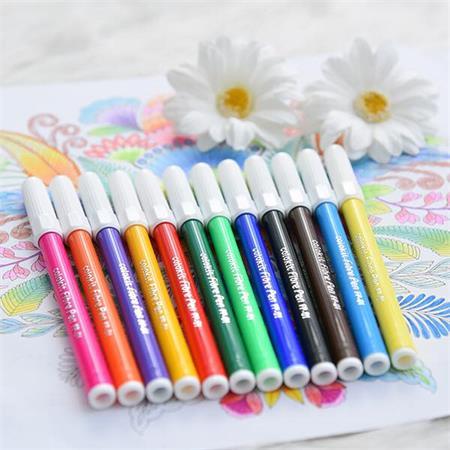 Fixky, COLOKIT "FibrePen", 12 rôznych farieb 2
