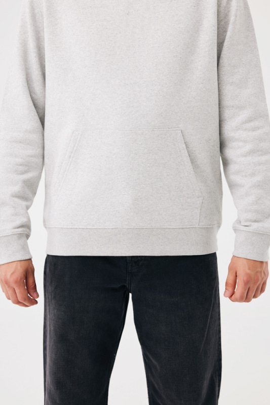 IQONIQ Joshua Unisex mikina s kapucňou z rec. bavlny light heather grey M 10
