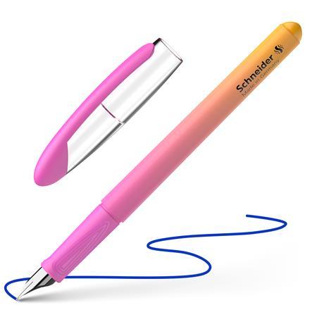 Plniace pero, 0,5 mm, SCHNEIDER "Voyage", ružový západ slnka 4
