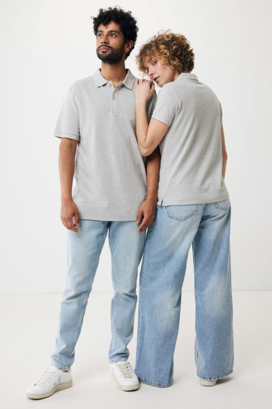 Dámske polo tričko IQONIQ Yosemite z recykl. bavlny heather grey XXXL 10
