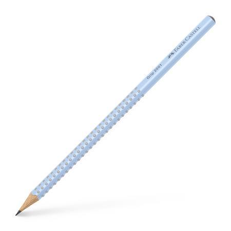 Grafitová ceruzka, B, trojhranná, FABER-CASTELL "Grip 2001", modrá 1