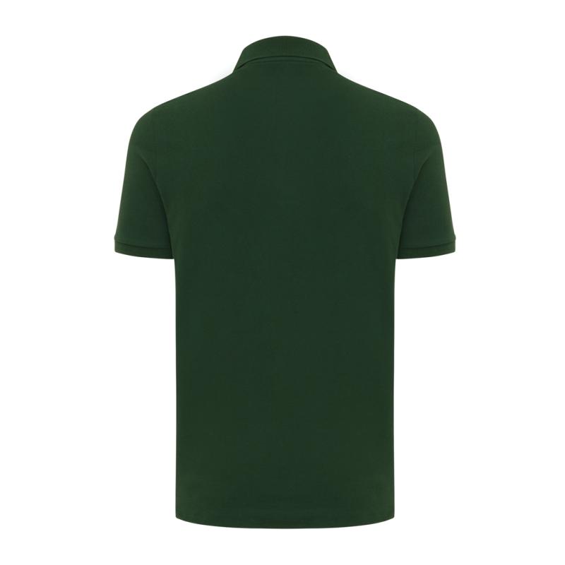 Polo tričko IQONIQ Yosemite z recykl. bavlny forest green 4XL 2