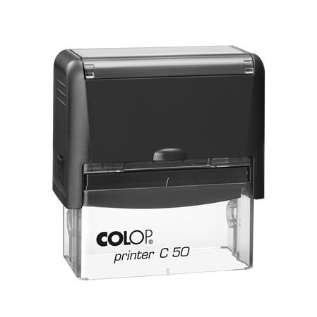 Pečiatka, COLOP "Printer C 50", s fialovou poduškou 1