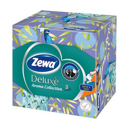 Papierové vreckovky, 3-vrstvové, 60 ks, ZEWA "Aroma Collection" 3