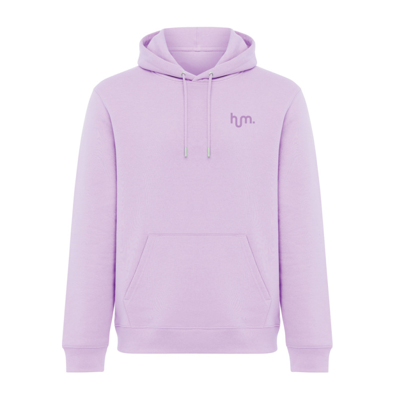 IQONIQ Joshua Unisex mikina s kapucňou z rec. bavlny lavender XXS 4