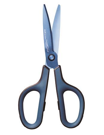 Nožnice, 17,5 cm, PLUS "Fitcut Curve Premium", modré 2