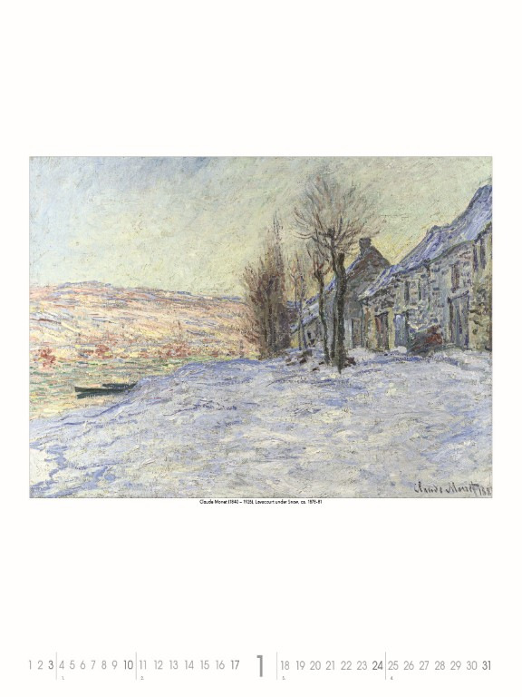Nástenný kalendár Impressionists 2027 2