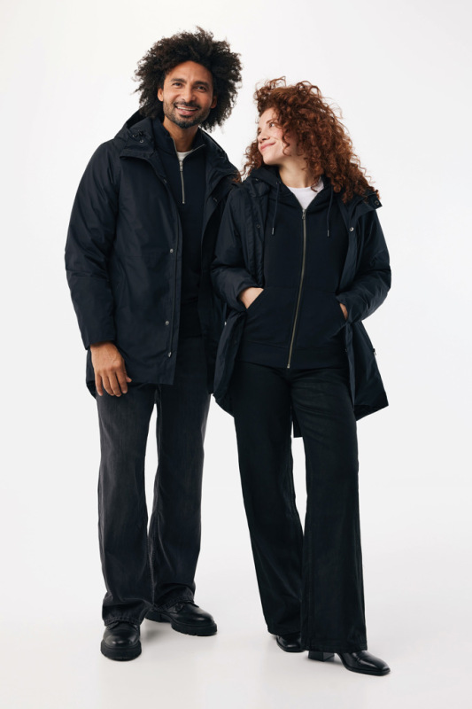 IQONIQ Thelon parka z recyklovaného polyesteru čierna S 18