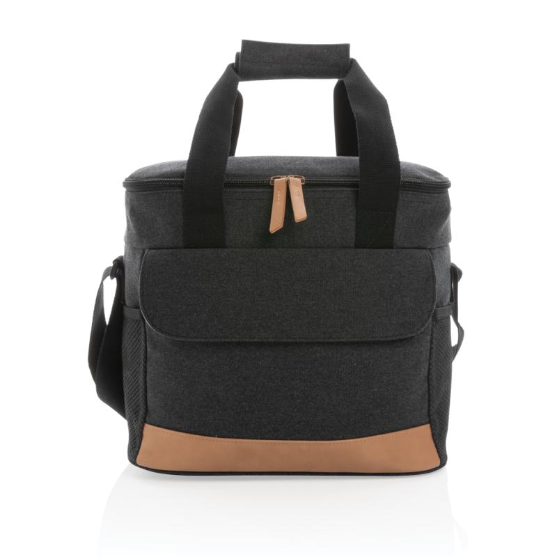 Veľká chladiaca taška Impact z 16 oz. recykl. canvas AWARE™ čierna 3