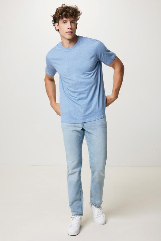 Ľahké tričko IQONIQ Sierra z recykl. bavlny light heather blue XXS 7