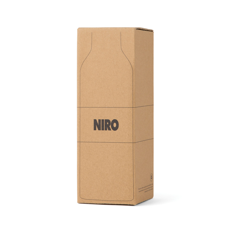 VINGA Niro RCS nerezová fľaša so silikónovým úchytom 500 ml čierna 2