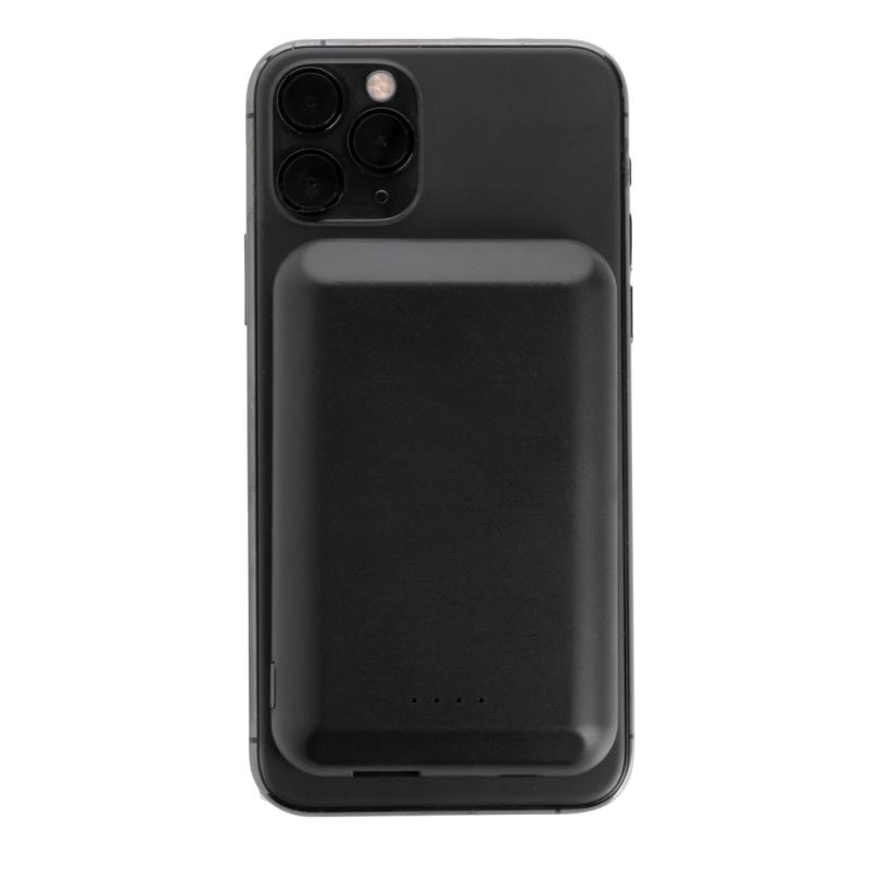 Magnetická bezdrôtová powerbanka 5 000 mAh 5W čierna 3
