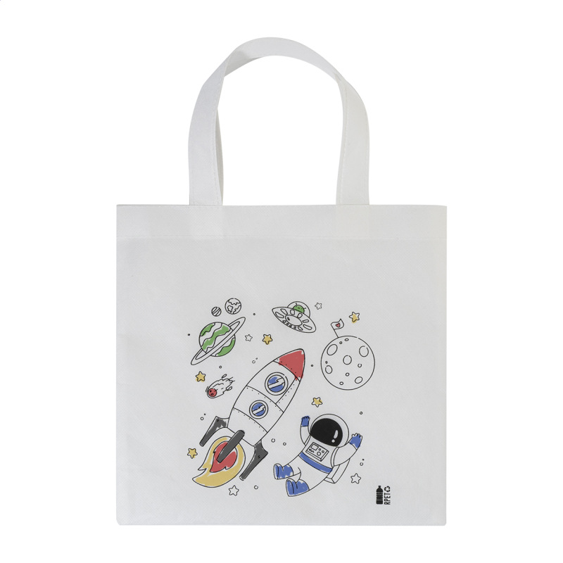 Spacolo RPET nákupná taška na vyfarbenie 4