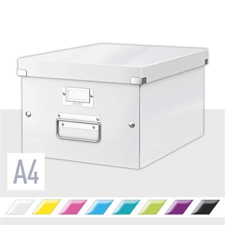 Odkladací box, A4, LEITZ "Click&Store", biela 2