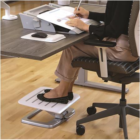 Podložka pod nohy, FELLOWES "Hana™", biela 2